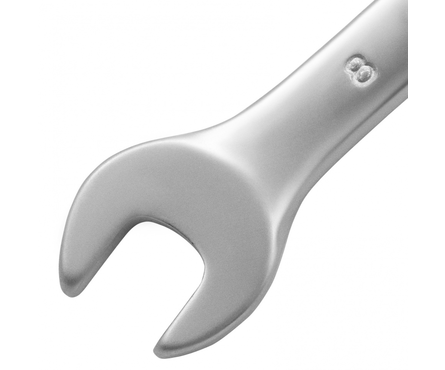 Ключ комбинированный Matrix, матовый хром, CrV, 8 мм Фотография_1