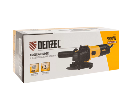 УШМ 125 мм 900 Вт, 11000 об/мин, AGH125-900 DENZEL Фотография_9