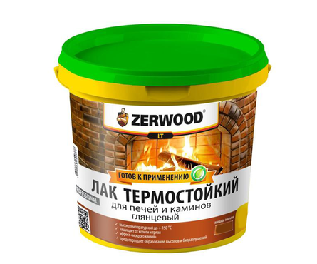 Лак термостойкий Zerwood LT для печей и каминов, 2.5 кг  Фотография_0