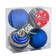 Набор шаров Совершенство, синий, диаметр 6 см (4 шт) Фотография_0