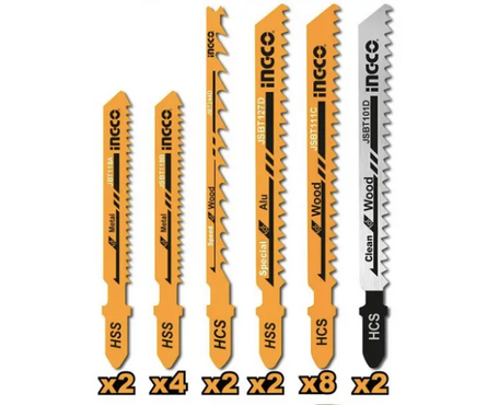 Пилки для лобзика по дереву, металлу INGCO JSBT2001 (20 шт/уп) Фотография_0