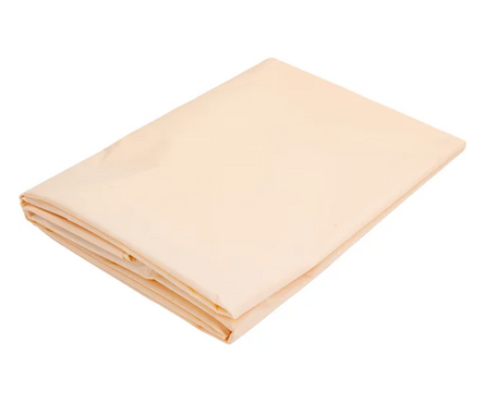 Штора для ванной полиэтилен 180x180 см бежевая c кольцами РЫЖИЙ КОТ Фотография_2