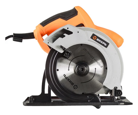 Пила циркулярная (дисковая) 1300 Вт, 5500 об/мин, пропил 52 мм, диск 160 мм ДП-160/1300 ВИХРЬ Фотография_7