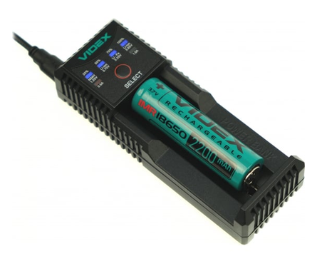 Устройство зарядное 1 х АА, ААА, SC, C, 18650, 14500 VCH-U100 VIDEX Фотография_2