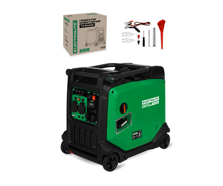 Генератор бензиновый инверторный 5.5 кВт 220 В бак 11 л электро стартер TI 6000E ELECTROLITE Фотография_10