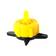 Капельница для полива компенсированная разборная, 2 л/ч, 0,8-3 бар, жёлтая Фотография_0