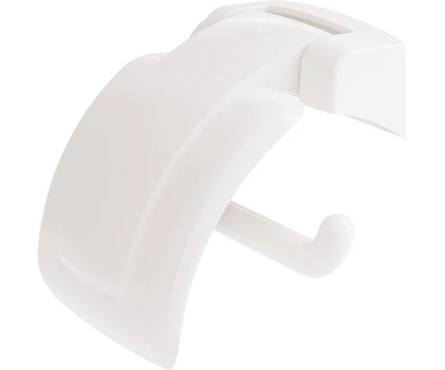 Держатель туалетной бумаги пластиковый белый М8428 Альтернатива Фотография_2