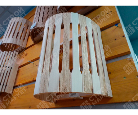 Абажур настенный для бани и сауны комбинированный светлый ТА-2/ТМ-3 термо абаш Фотография_2