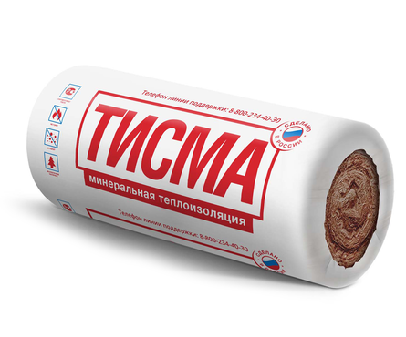 Утеплитель Минвата ТеплоКНАУФ ТИСМА 043, 8300х1200х50 мм (20 м²/1 м³/2 мата) Фотография_0