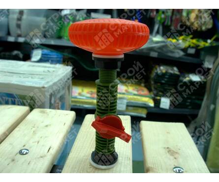 Душ летний для врезки в бак кран шар.1/2 лейка, пластик Фотография_3