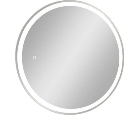 Зеркало-шкаф круглое 600 мм Оливия сенсорный выключатель светодиодная подсветка MIXLINE Фотография_0