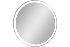 Зеркало-шкаф круглое 600 мм Оливия сенсорный выключатель светодиодная подсветка MIXLINE