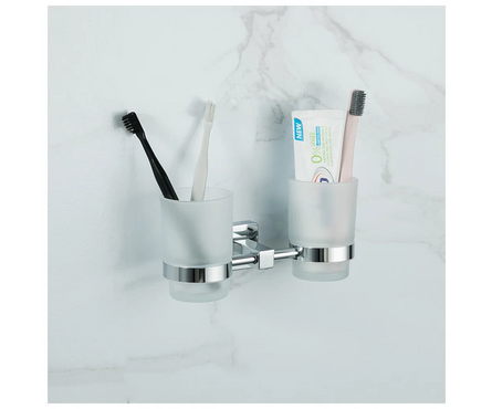 Держатель стаканов двойной R15008 хром FRUD Фотография_3