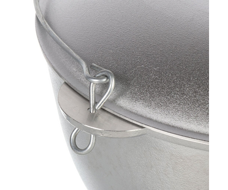 Казан алюминиевый 8 л с крышкой и дужкой ГАРДАРИКА Фотография_2