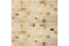 Мозаика Caramelle Mosaic Pietrine Onice Jade Bianco полированная, 298х298х7 мм, чип 23х23 мм