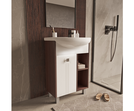 Тумба для ванной Mixline «Боско 65» с умывальником «Best-65» Фотография_2