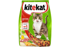 Корм сухой Kitekat для кошек «Мясной пир» с мясом, 1.9 кг
