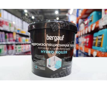 Гидроизоляция BERGAUF Hydroroller 4 кг Фотография_1