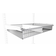 Корзина выдвижная для гардеробной системы ПАКС Титан белая, 563х440х181 мм  Фотография_1