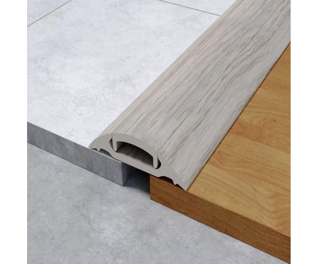 Порог с монтажным каналом 42х1600 мм дуб айсберг Фотография_2