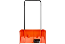 Скрепер для уборки снега на колесиках оранжевый Центроинструмент FINLAND