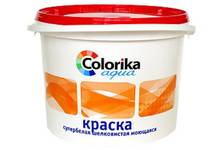 Краска ВД Colorika Agua супербелая шелковистая моющаяся для внутренних работ 1 кг