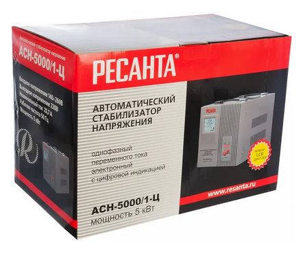 Стабилизатор АСН - 5000/1-Ц РЕСАНТА Фотография_3