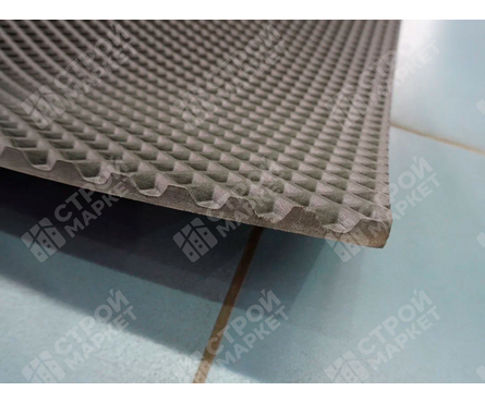 Коврик придверный 68х120 см универсальный Ромб серый ЭВА Фотография_2