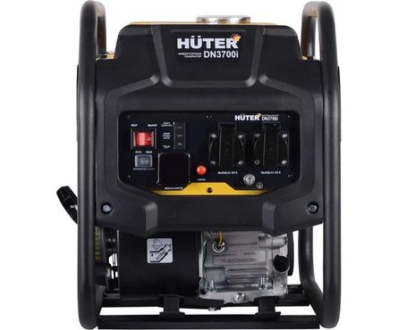 Генератор бензиновый 3.3 кВт 220В бак 7 л ручной стартер DN3700i HUTER Фотография_1