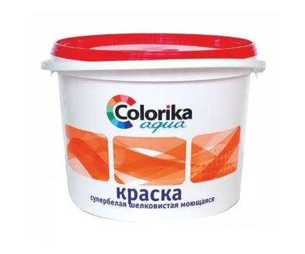Краска ВД Colorika Aqua супер белая шелковистая моющаяся для внутр.работ 7 кг Фотография_0