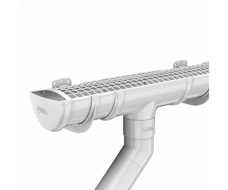 Труба водосточная ТехноНИКОЛЬ ПВХ белая (1.5 м) Фотография_1