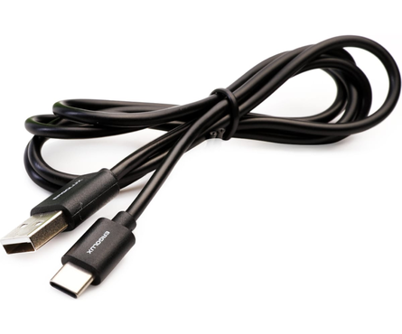 Кабель USB-Type C 3А 1.2 м зарядка + передача данных черный ERGOLUX Фотография_1