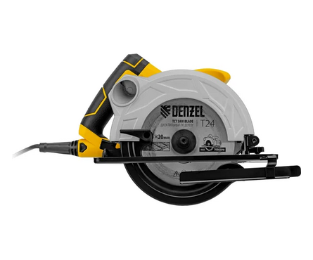 Пила циркулярная (дисковая) 1200 Вт, 5500 об/мин, пропил 55 мм, диск 165 мм CS-165 DENZEL Фотография_1