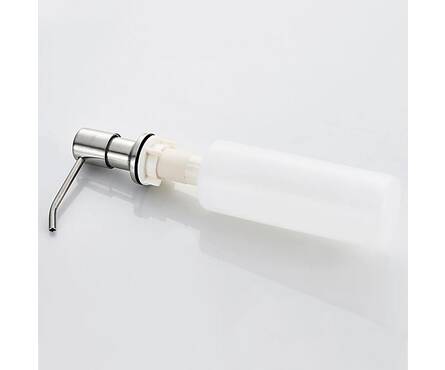 Дозатор для жидкого мыла 405-1/L ВРЕЗНОЙ 300 мл (САТИН+пластик) LEDEME Фотография_2