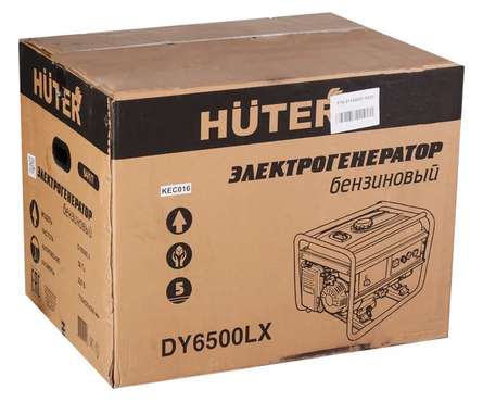Генератор бензиновый 5.0 кВт, 220 В бак 22 л, электростаретр DY6500LХ HUTER Фотография_6