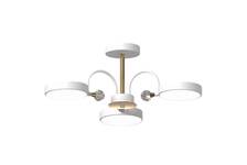 Люстра светодиодная XI3217/3 WT+ GD 54W белый/золото 3000-6000К d 600 мм HN22