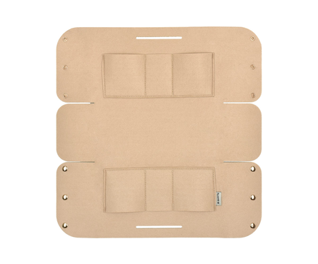 Корзина фетровая для хранения 6 л 28х13х16.5 см бежевая Фотография_2