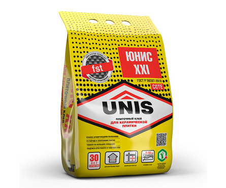 Клей плиточный ЮНИС ХХI С0Т 5 кг Фотография_0