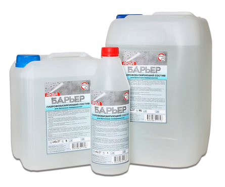 Пропитка гидрофобизатор АКВА-БАРЬЕР для бетонных оснований, 10 кг Фотография_1