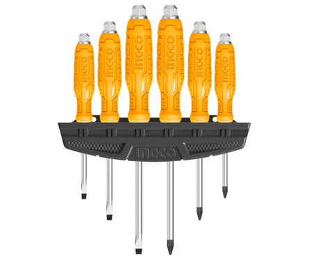Набор отверток ударных 6 предметов INGCO Фотография_0