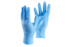 Перчатки нитриловые р-р S 7 неопудренные голубые