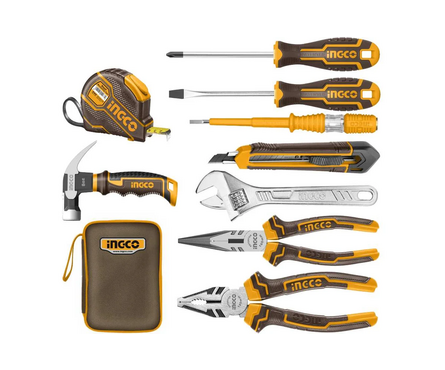 Набор инструментов 9 предметов ручной INGCO Фотография_0
