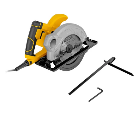 Пила циркулярная (дисковая) 1200 Вт, 5500 об/мин, пропил 55 мм, диск 165 мм CS-165 DENZEL Фотография_7