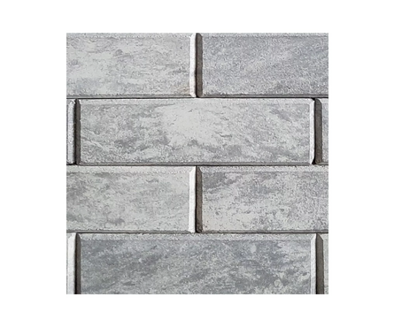 Кирпич облицовочный Ermix Мраморный серо-белый, 240х120х65 мм, гиперпрессованный Фотография_4