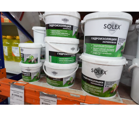 Гидроизоляция SOLEX акриловая, 1 кг Фотография_1