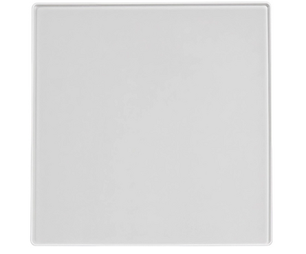 Вентилятор осевой вытяжной d 100 мм с укороченным патрубком Seicoi Floxy Design 100 White glass Фотография_0