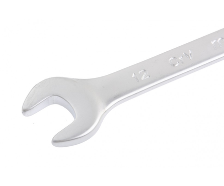 Ключ комбинированный 12 мм, матовый хром, CrV MATRIX Фотография_1