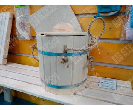 Запарник с крышкой липа 8 л Банные штучки Фотография_1