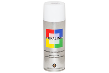 Краска аэрозольная CORALINO, белый глянцевый (RAL9003) 520 мл 