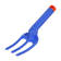 Вилка посадочная пластиковая с упором для большого пальца синяя Фотография_0